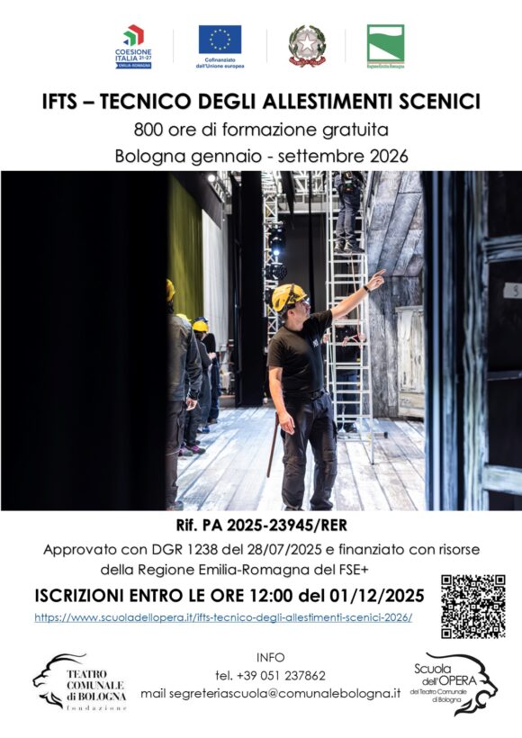 IFTS – Tecnico degli Allestimenti Scenici 2026